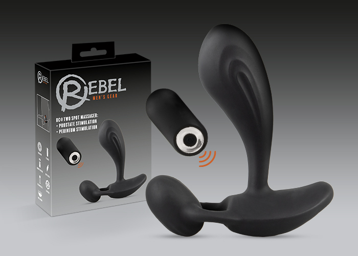 Anal vibrator “RC Two Spot Massager” from REBEL  