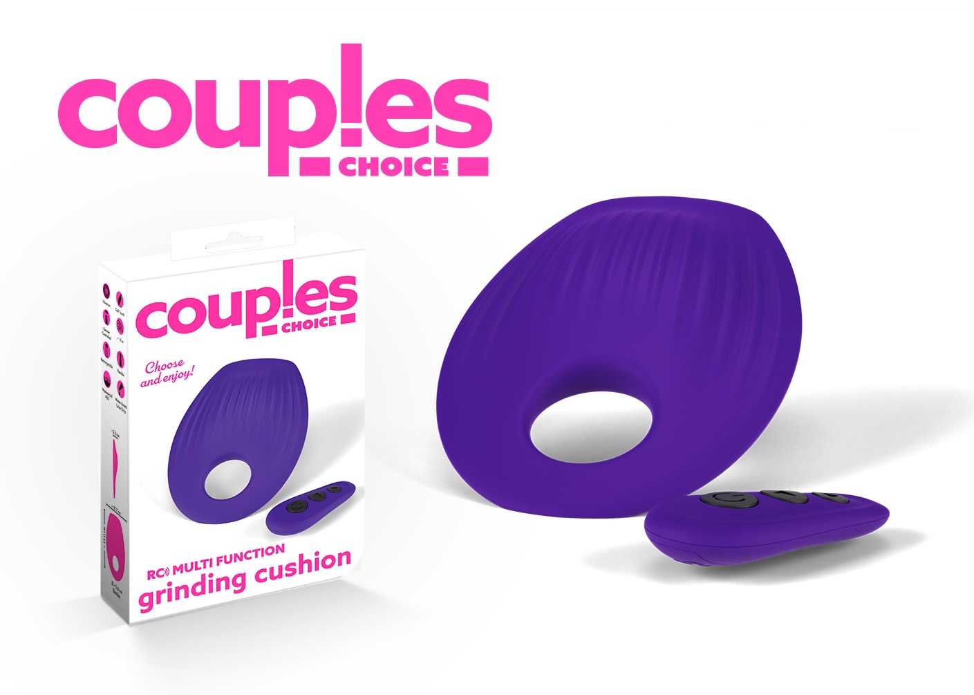 Das Multifunktions-Toy von Couples Choice für vielseitigen Paar- und Solo-Spaß