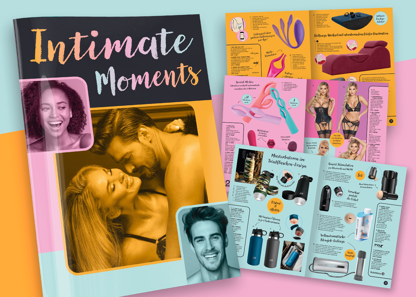 Katalog „Intimate Moments“ als POS-Material