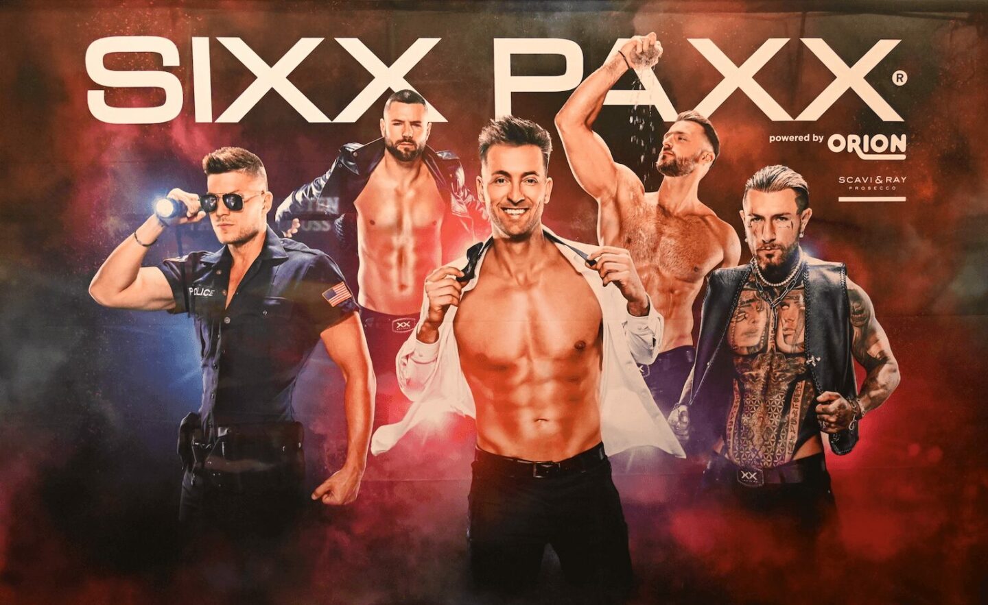 SIXX PAXX Colors Tour 2024/2025 The hottest male strip show in the