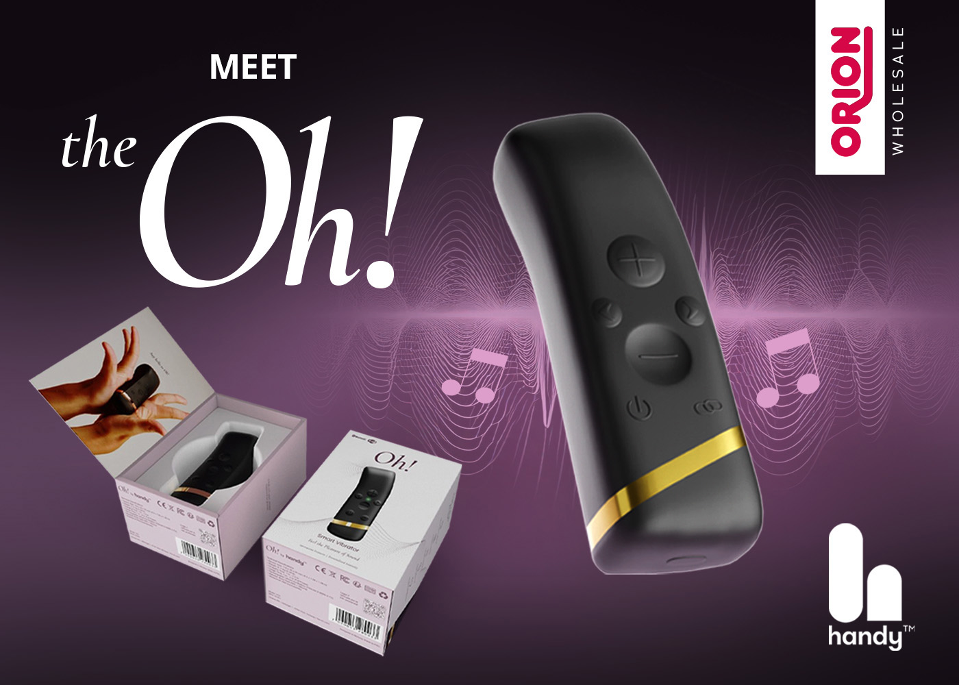 „The Oh! Smart Vibrator“ von The Handy jetzt beim ORION Wholesale