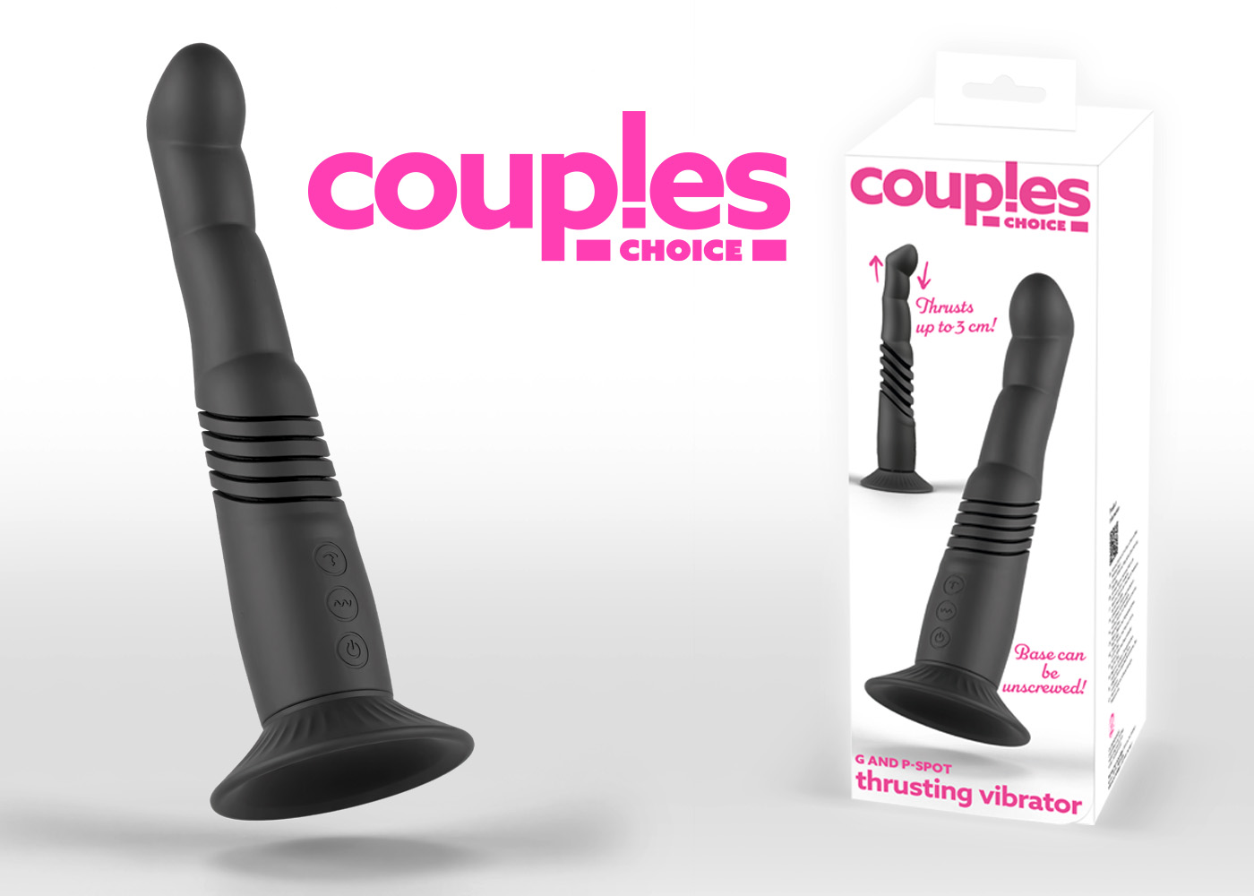 Der flexible Stoßvibrator von Couples Choice