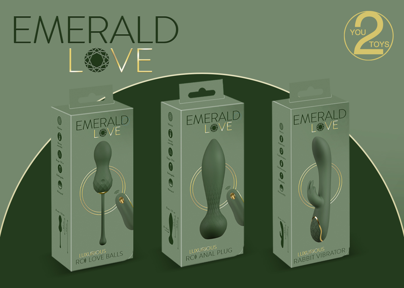 Neue Lovetoys im Luxus-Design von Emerald Love