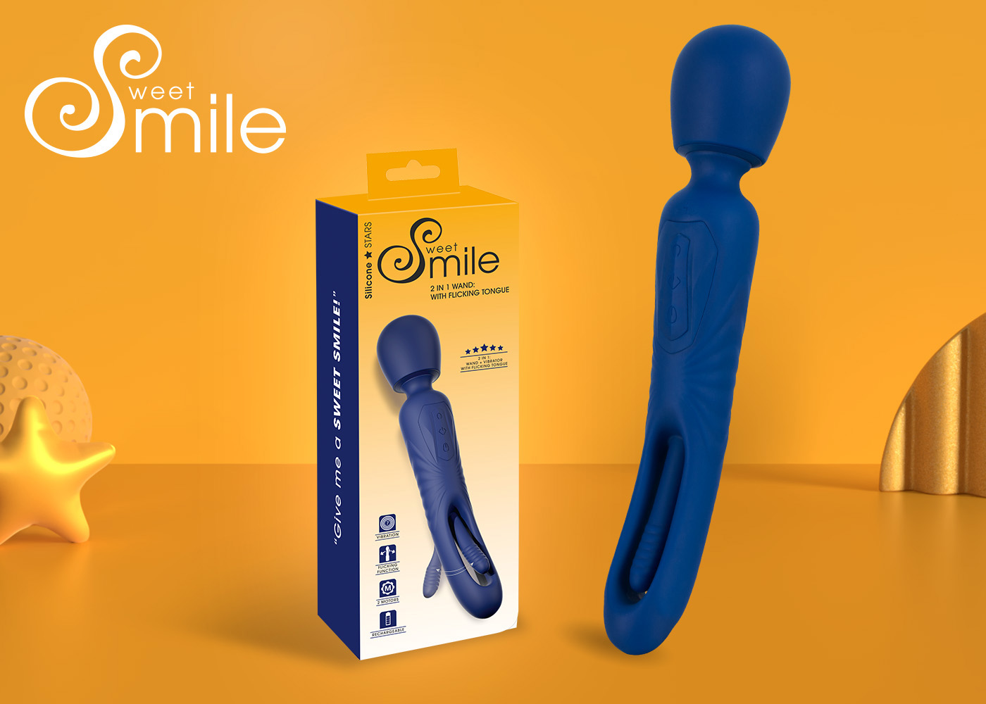 The multi-functional massage wand from Sweet Smile