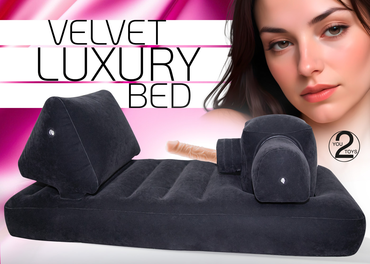 Komfortable Liebespositionen mit dem „Velvet Luxury Bed“ von You2Toys